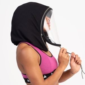 Hood Shield, Face Protective Shield Black *NWOT